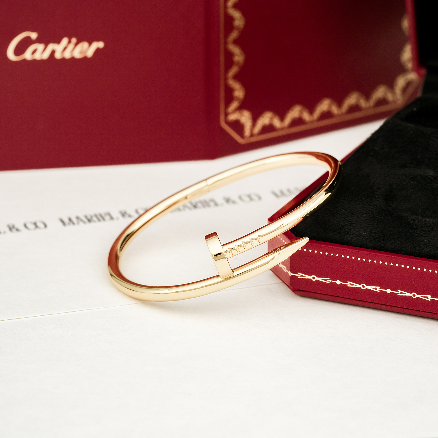 JUC BRACELET, YELLOW GOLD