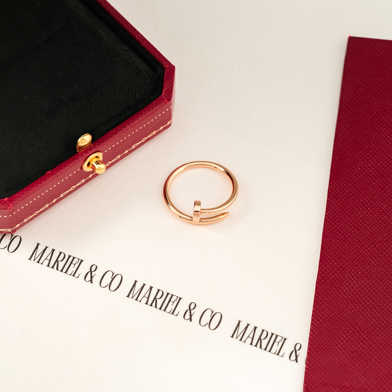 JUC RING SMALL MODEL, ROSE GOLD