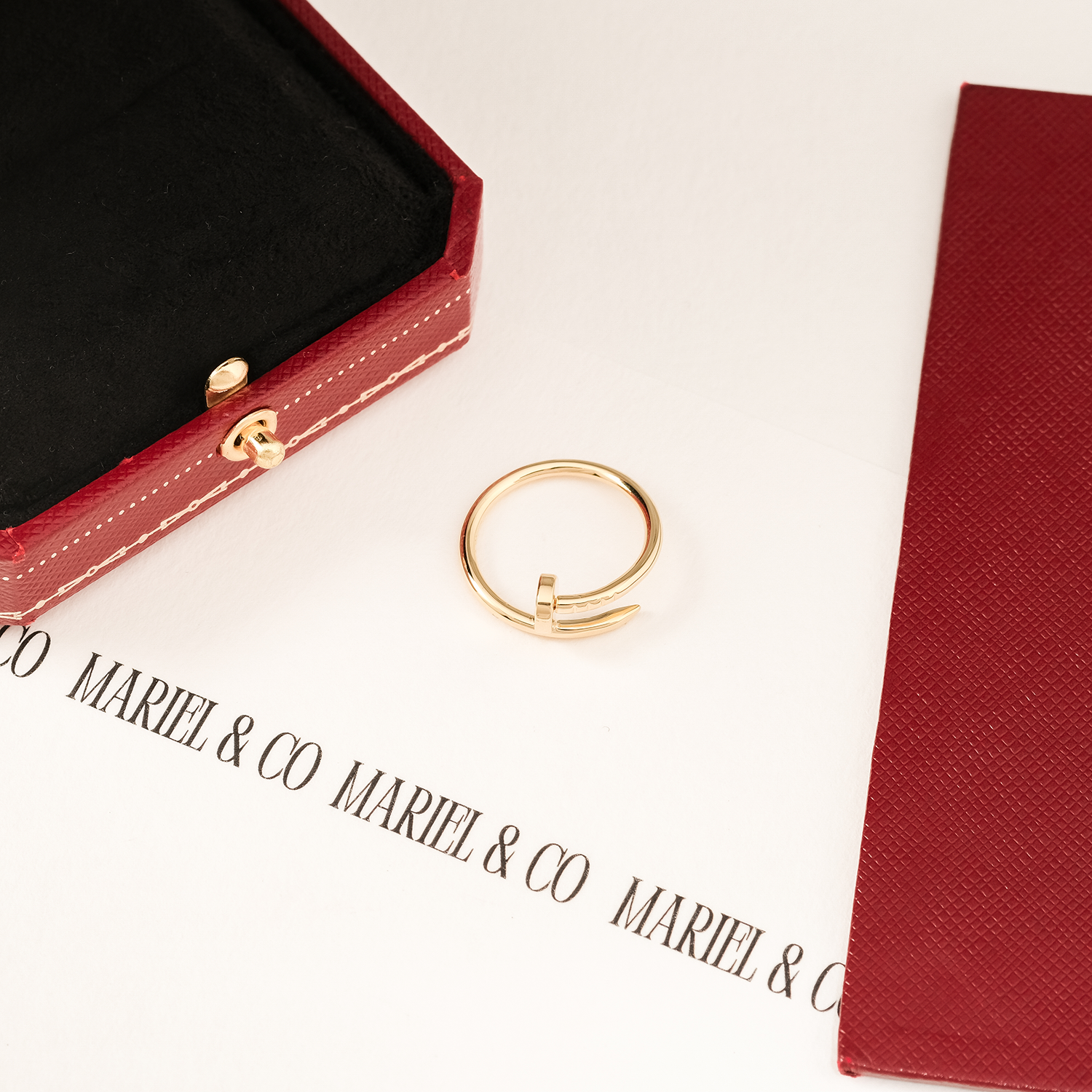JUC RING SMALL MODEL, YELLOW GOLD
