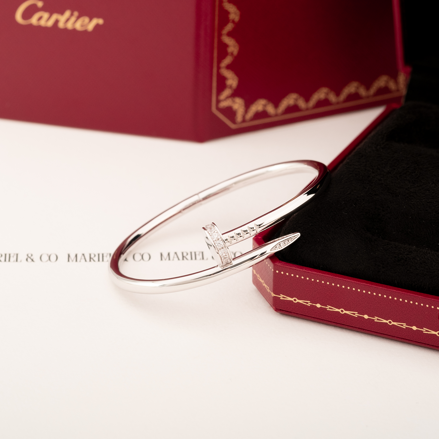DIAMOND JUC BRACELET, WHITE GOLD