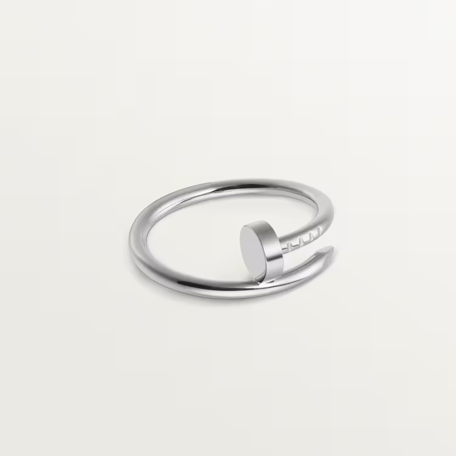 JUC RING SMALL MODEL, WHITE GOLD