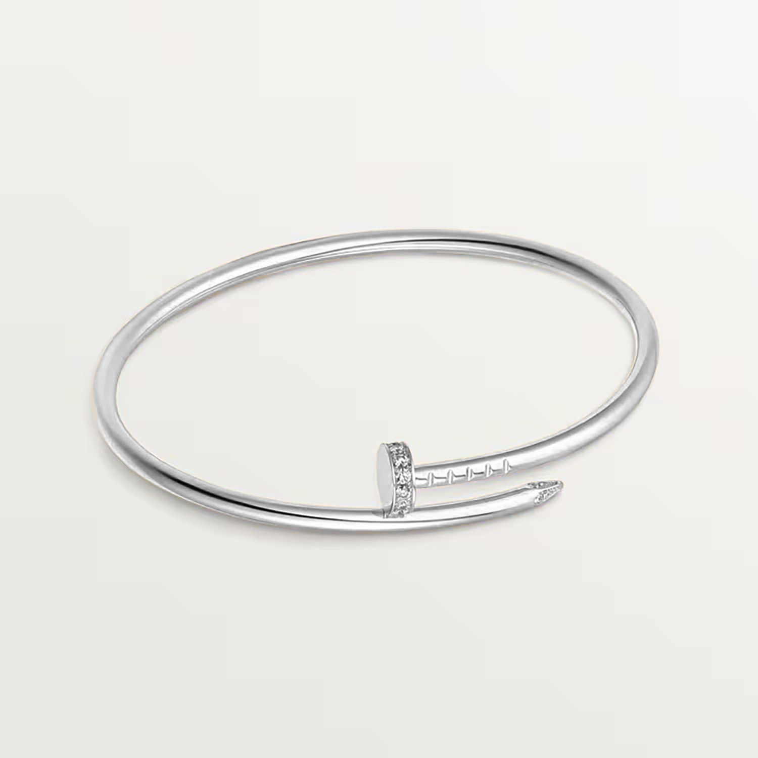 DIAMOND JUC BRACELET SMALL MODEL, WHITE GOLD