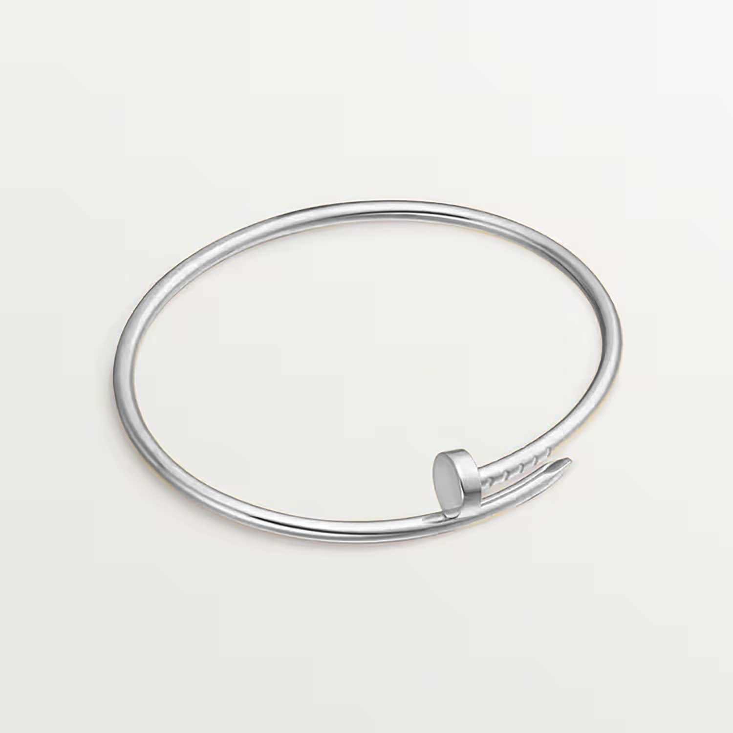 JUC BRACELET SMALL MODEL, WHITE GOLD