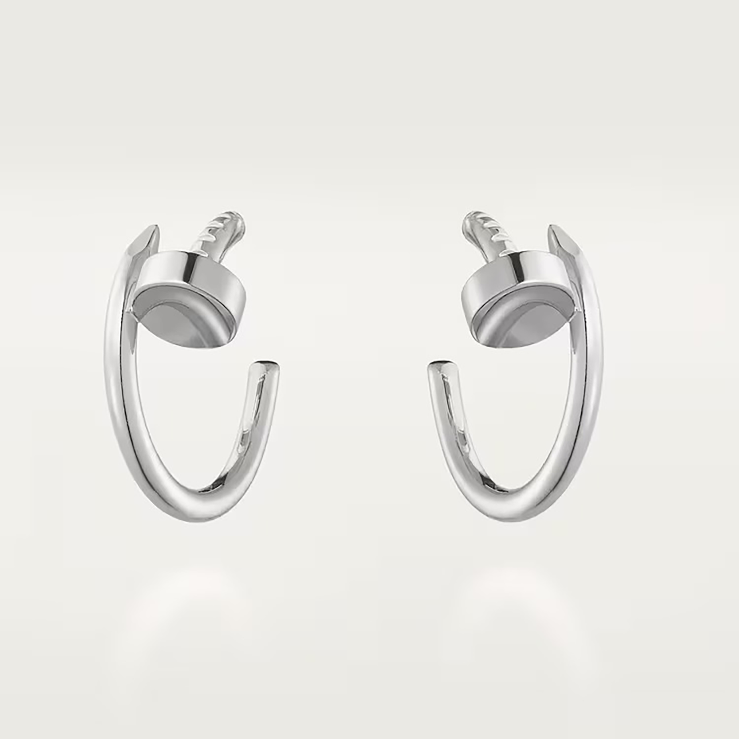 JUC EARRINGS, WHITE GOLD
