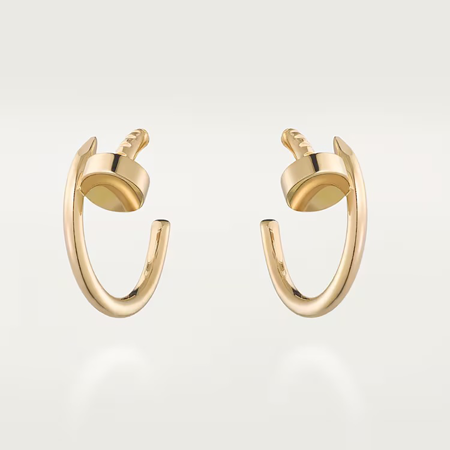 JUC EARRINGS, YELLOW GOLD