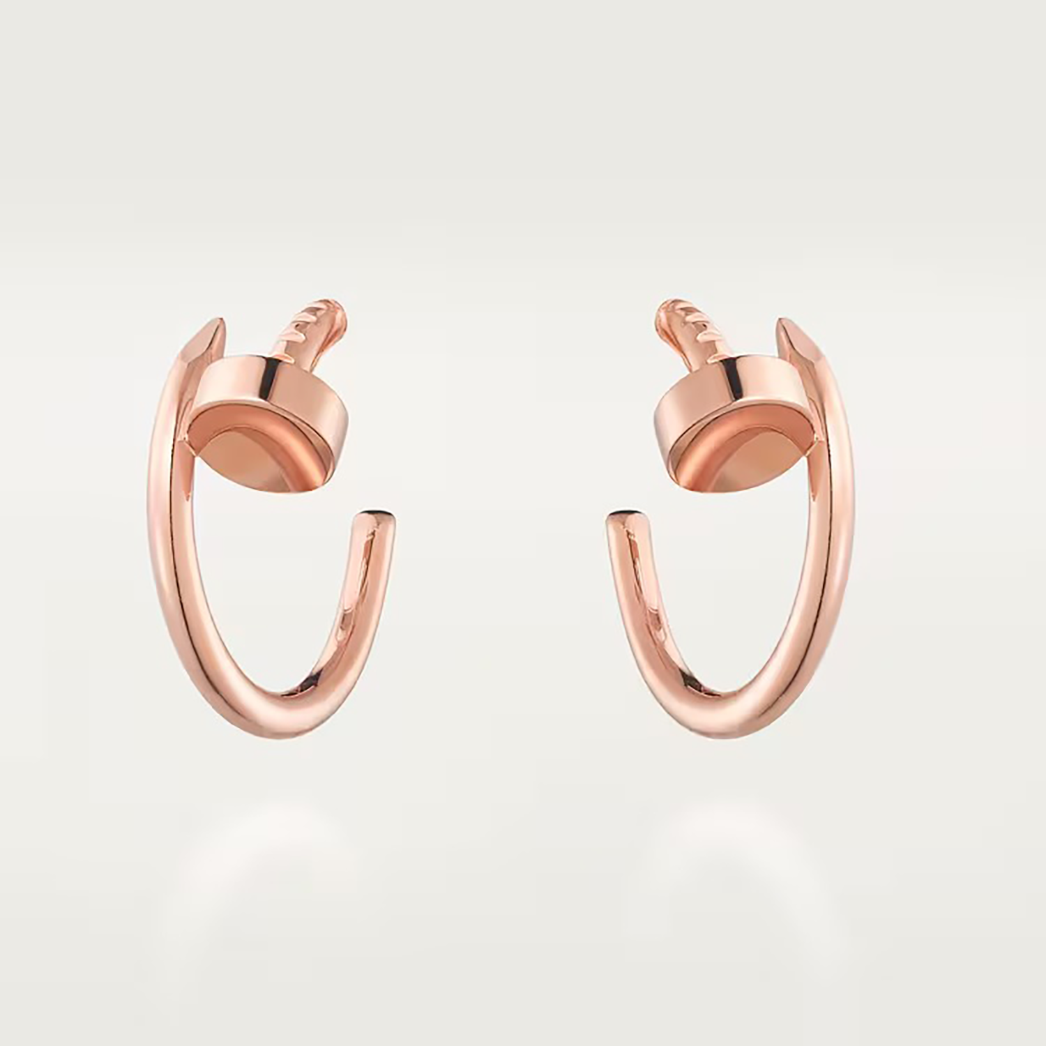 JUC EARRINGS, ROSE GOLD