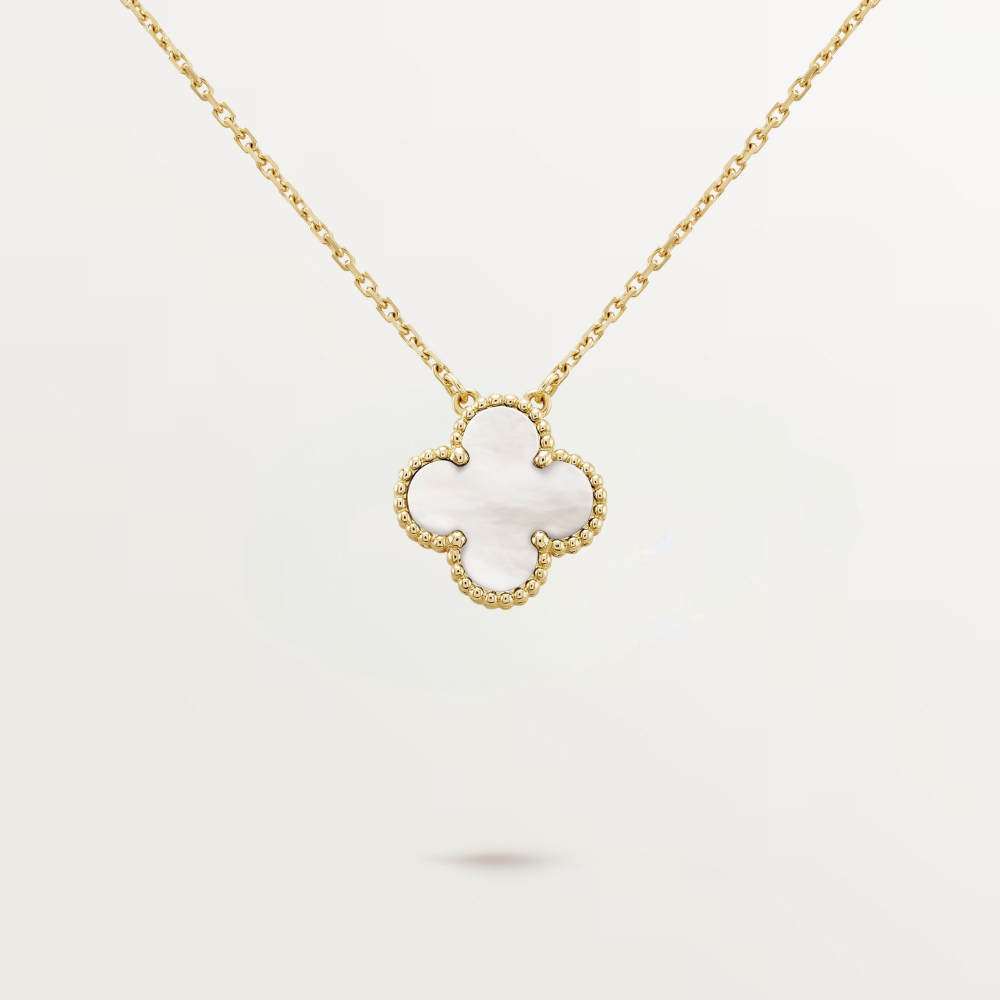VINTAGE PENDANT, MOTHER-OF-PEARL, YELLOW GOLD