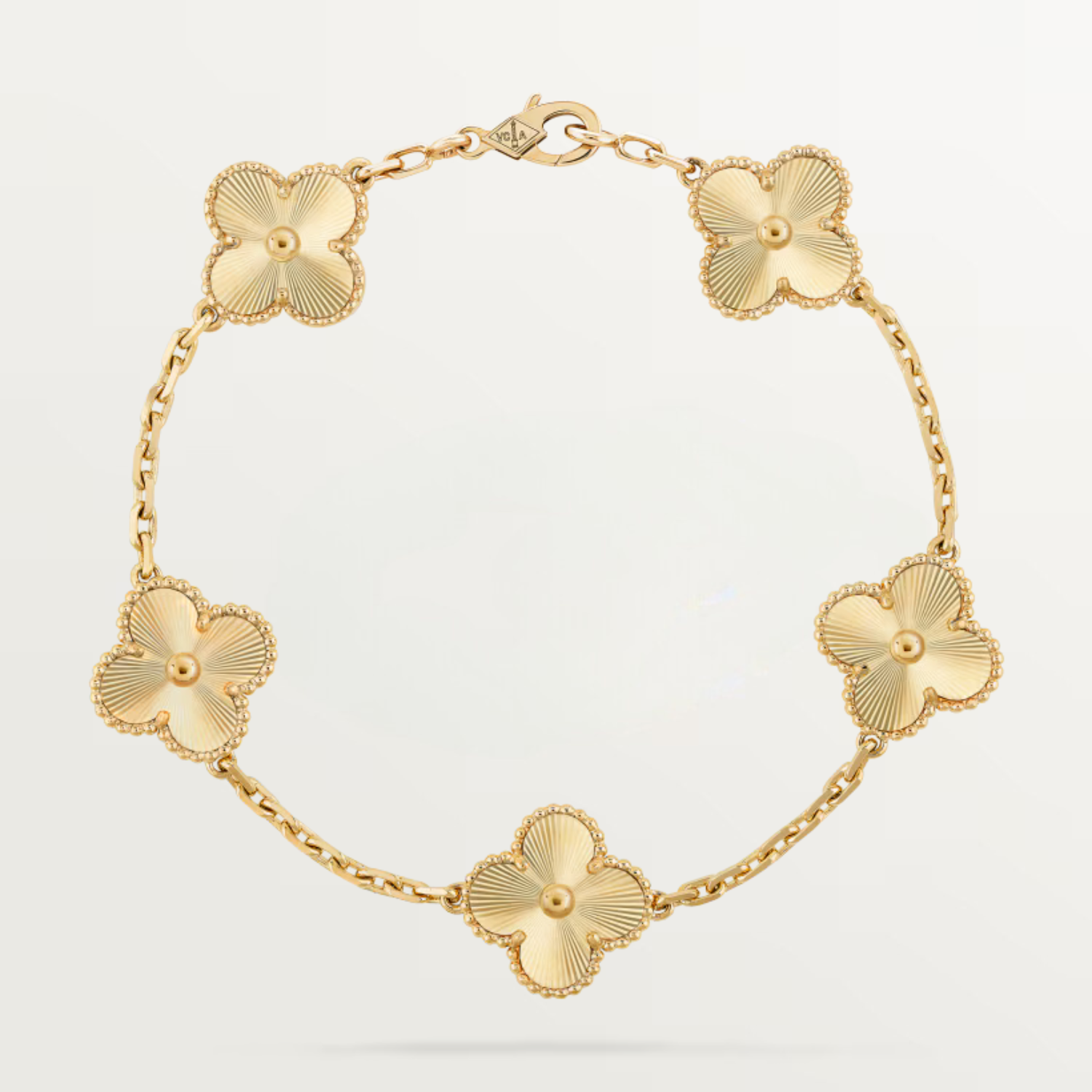 VINTAGE BRACELET, 5 ELEMENTS, YELLOW GOLD
